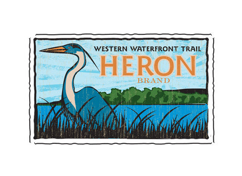 western waterfront trail fruit crate label