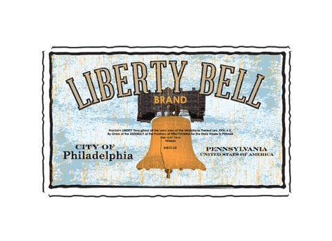 liberty bell fruit crate label