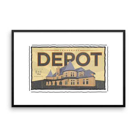 Dulth Depot Framed Poster