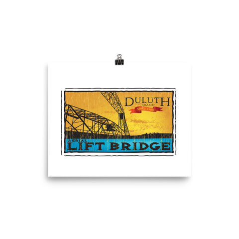 Aerial Lift Bridge Poster