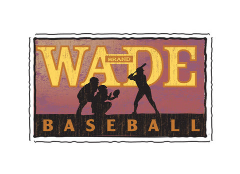 wade stadium fruit crate label