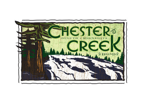 chester creek fruit crate label