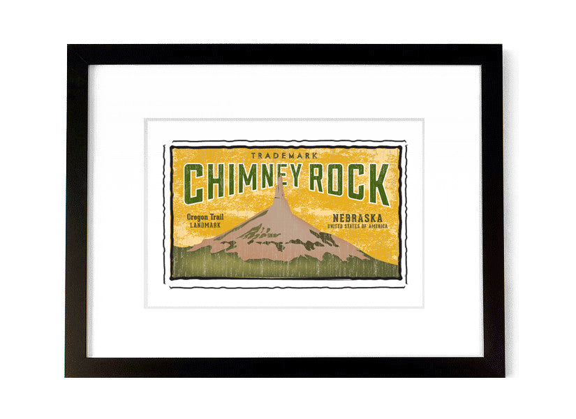 Chimney Rock <br>Nebraska, USA