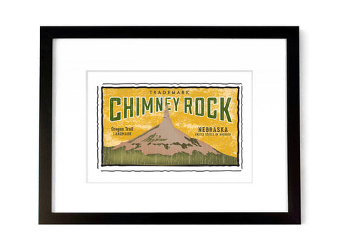 Chimney Rock <br>Nebraska, USA
