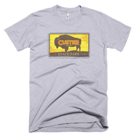 Custer State Park, South Dakota short sleeve men's t-shirt