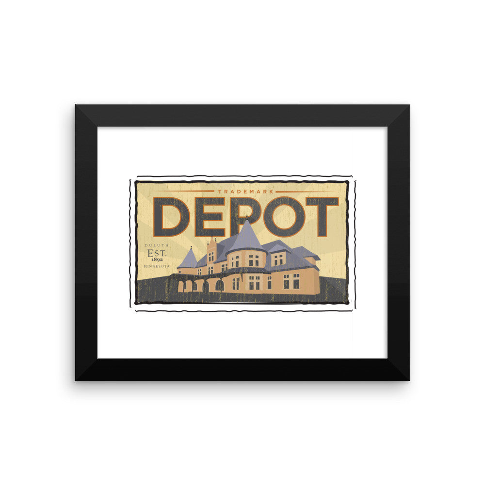 Dulth Depot Framed Poster