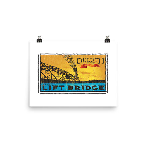 Aerial Lift Bridge Poster