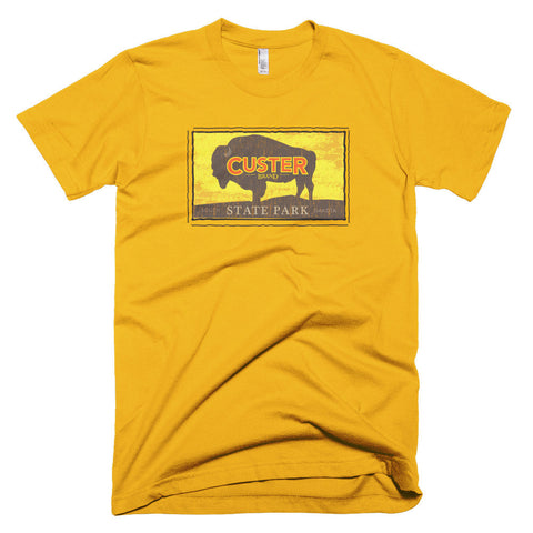 Custer State Park, South Dakota short sleeve men's t-shirt