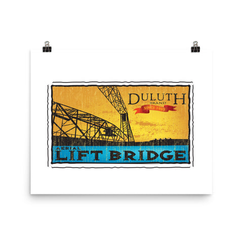 Aerial Lift Bridge Poster