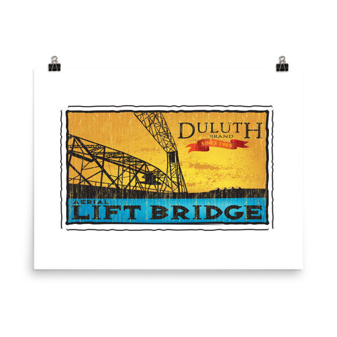 Aerial Lift Bridge Poster