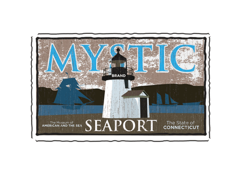mystic seaport fruit crate label